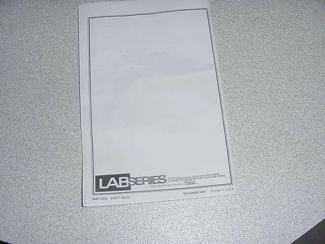 Lab Series Verstärker L5, L7, L9 Anleitung. Norlin, Gibson. - Bild 2 von 2