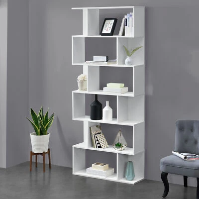 Bücherregal Regal Standregal Medienregal Aktenregal Aufbewahrung Büro Weiß - Bild 1 von 4