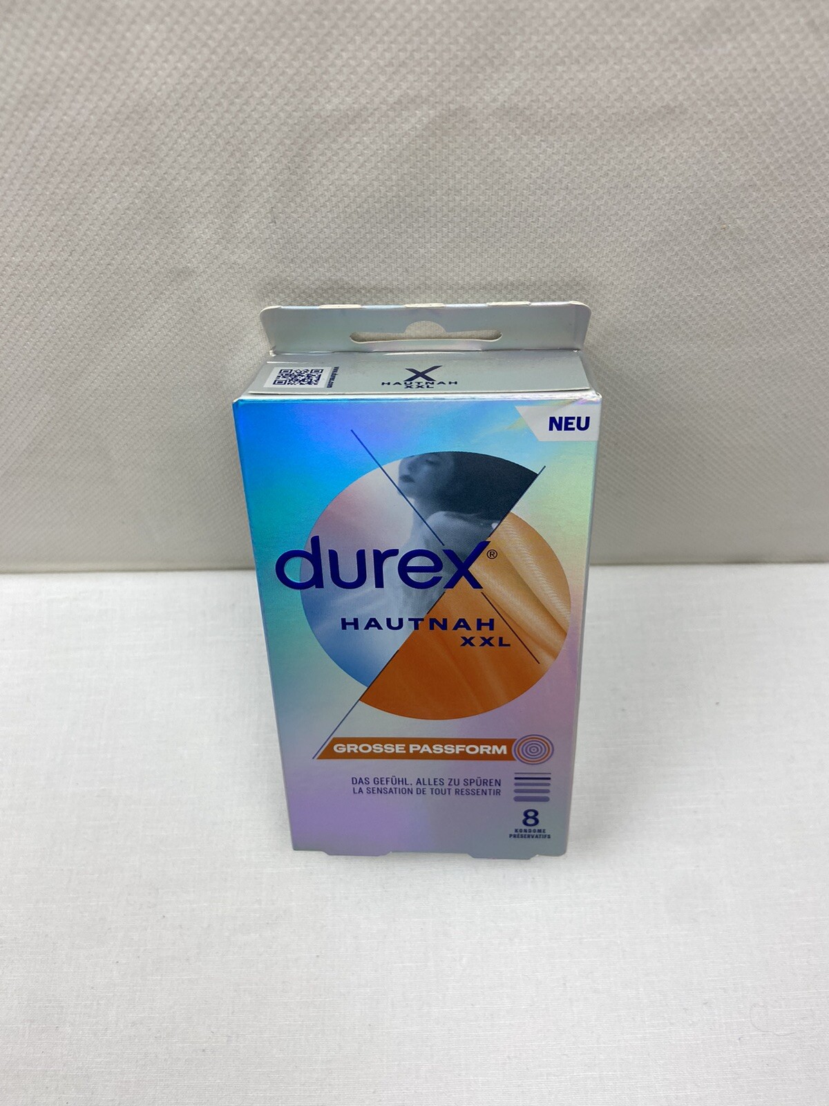 Durex Hautnah XXL Kondome – Ultra dünn für maximales Gefühl, große Passform 8 x Durex Hautnah XXL Kondome – Ultra dünn für maximales Gefühl, große Passform 8 x