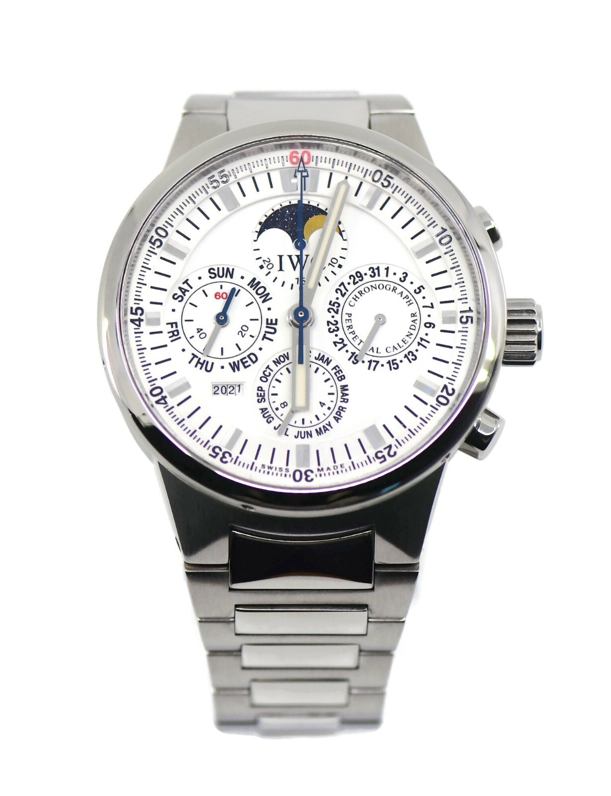 IWC GST Perpetual Calendar Stainless Steel Watch IW375609