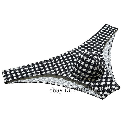 Men's Hipster Bikin Briefs Bubble Knitted Cheeky Briefs Male Pouch Bottoms Short - Picture 2 of 30