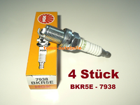 4 Ngk ZüNdkerzen BKR5E 7938 FüR Nissan 100 NX B13 Almera N15 Primera P11