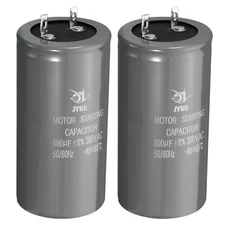2pcs Motor Start Capacitor 600uf 300V 50/60Hz CD60 Running Capacitor Starting