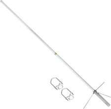 UAYESOK Amateur Base Station Antenna Dual Band UV 2Meter 70Cm Fiberglass Mobile 