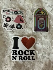 Lot Of 3 I Love Rock And Roll Jukebox Rock Around The Clock Vinyl Stickers