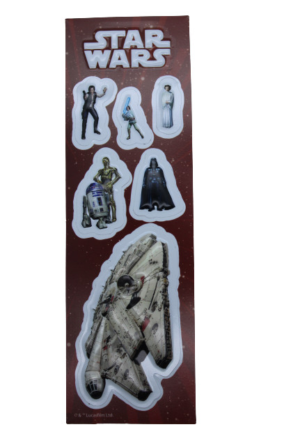 Star Wars Sticker Heftsticker 3d Aufkleber Verschiedene Galaktische