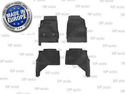 NEW SET LHD BLACK FLOOR MATS WATERPROOF AUTO LINERS FOR ISUZU D-MAX 2011-2019