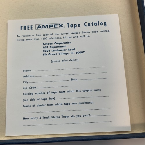 Baja Marimba Band For Animals Only reel to reel 3 3/4 IPS A&M stereo Stereo #344 - Picture 9 of 12