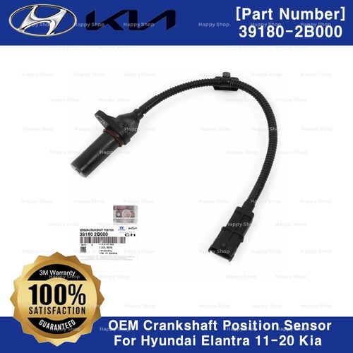 Genuine OEM Crankshaft Position Sensor 391802B000 For Hyundai Elantra 11-20 Kia - Picture 2 of 3