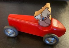 Vilac Tintin Hergé Voiture Rouge Tintin et Milou Très Bon Etat Très Rare