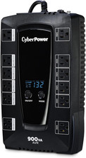 AVRG900LCD Intelligent LCD UPS System, 900VA/480W, 12 Outlets, AVR, Compact
