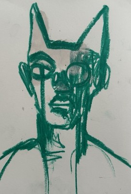 Hasworld Abstraktes Gemälde Straßenkünstler Pop Art Expressionismus Mythisches Werk