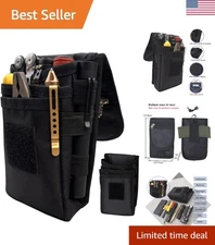 Versatile Multitool Organizer Pouch with Hook and Loop Closure - Tactical Gear