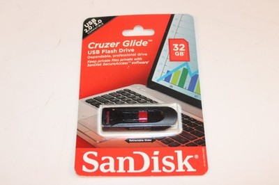 SanDisk Cruzer Glide 32GB USB 3.0 Flash Drive Retractable New Sealed