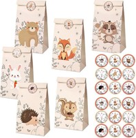 PapiertüTen 12 StüCk Tierische GeschenktüTen Kindergeburtstag Party