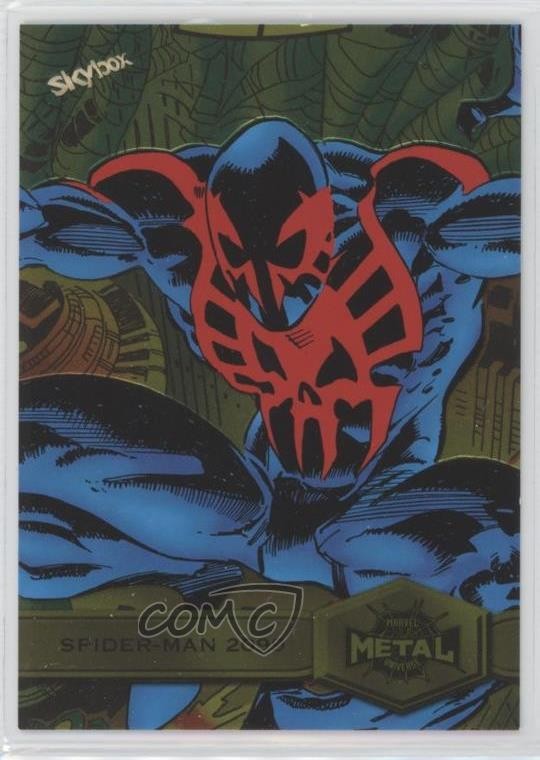 2022 Upper Deck Marvel Metal Universe Yellow Light FX Spider-Man 2099 #184 0z2o