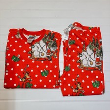 Pottery Barn Teen Dr. Suess Grinch Christmas Pajamas Size Large