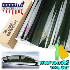 20x10ft Uncut Roll Window Non Reflective Green Smoke Tint Film Car Home Office