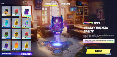 Fortnite - Galaxy Batman Sprite