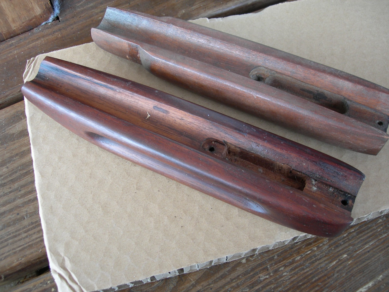 Single Barrel Shotgun  Forend Lot  Savage stevens  Unknown lot of 2  wood only