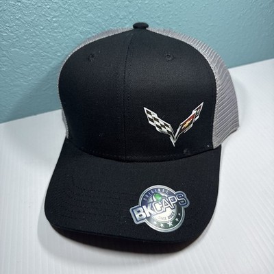 C8 Corvette Next Generation Mesh Hat Black/Gray