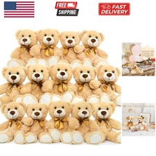 14Pcs Teddy Bears Bulk Baby Shower, 14inch Cute Teddy Bear Stuffed Animal Plu...