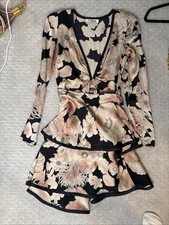 Chloe Fall 2003 Floral print wrap dress Pheobe Philo Size 36, missing size