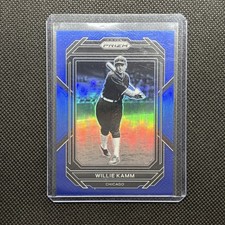 2023 Panini Prizm Willie Kamm #229–Blue Parallel /149 Chicago