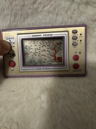 Nintendo Game & Watch Snoopy Tennis pile - A95