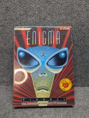 Enigma Pinball NEW SEALED Rare Vintage 3.5  Disk DOS PC Version Video Game ArtEn