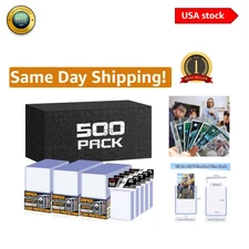 Ultimate 1000 PCS TopLoaders & Soft Sleeves for All Your Trading Cards