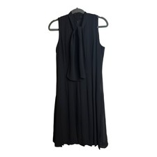 Cynthia Howie Maggy Boutique Ladies Sleeveless Little Black Dress – Neck Tie, 6