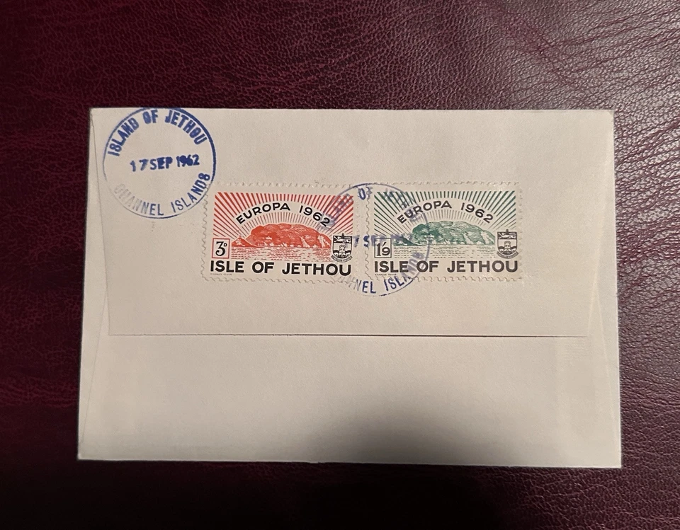 ISLA DE JETHOU GUERNSEY 1962 CUBIERTA LOCAL FDC DEFENSA CIVIL Foto 3 de 3