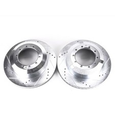 Powerstop     Power Stop Ar85114xpr Rear Evolution Drilled   Slotted Rotor Pair