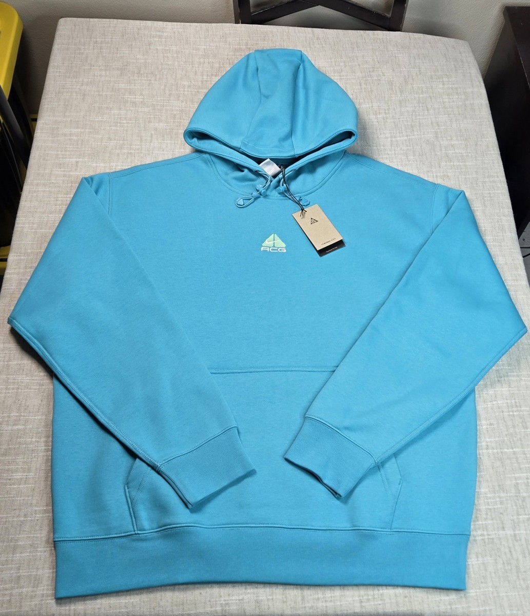 Nike ACG Hoodie Large Tall Mens Dusty Cactus Dark Turquoise Therma