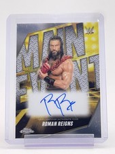 ROMAN REIGNS 2025 TOPPS CHROME WWE MAIN EVENT AUTOGRAPH #MEA-RMR Q0282