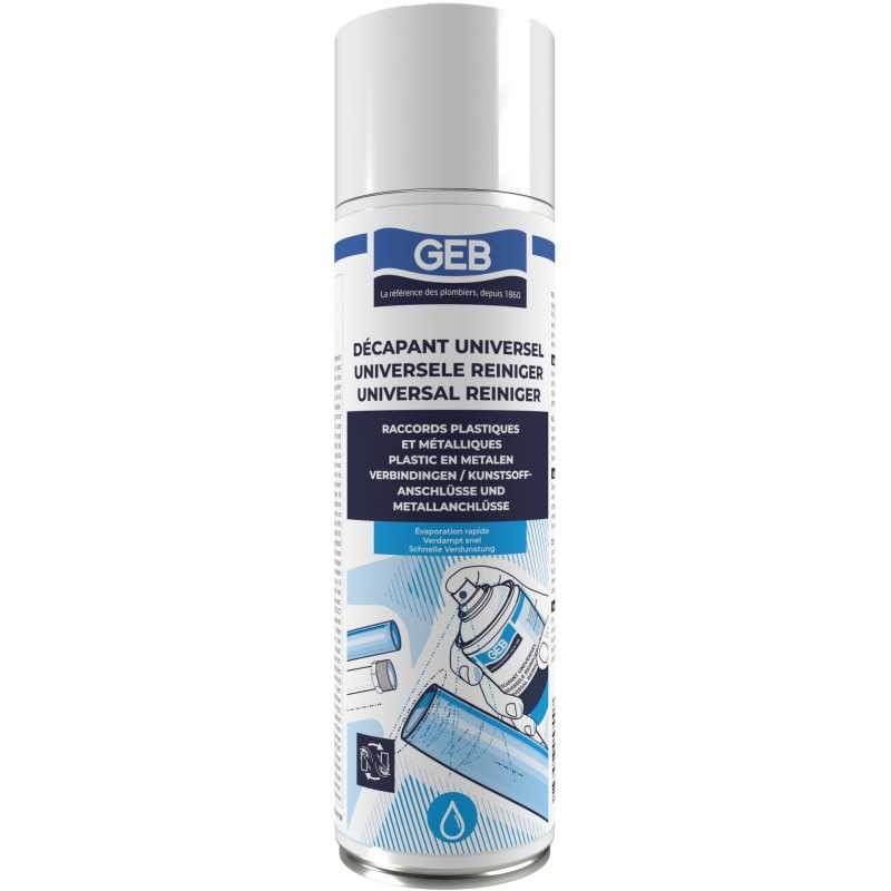 Décapant universel aérosol 400ml GEB 805700 vernis colle bois métal