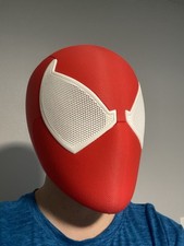 Spider man Scarlet Spider 3D printed cosplay mask textured