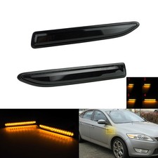 2x LED Seitenblinker Blinklicht Schwarz Für Ford Mondeo IV Turnier BA7 2008-2014
