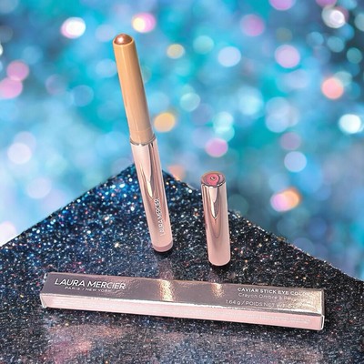 LAURA MERCIER RoseGlow Caviar Stick Eye Shadow in Bed of Roses 0.05 OZ NIB