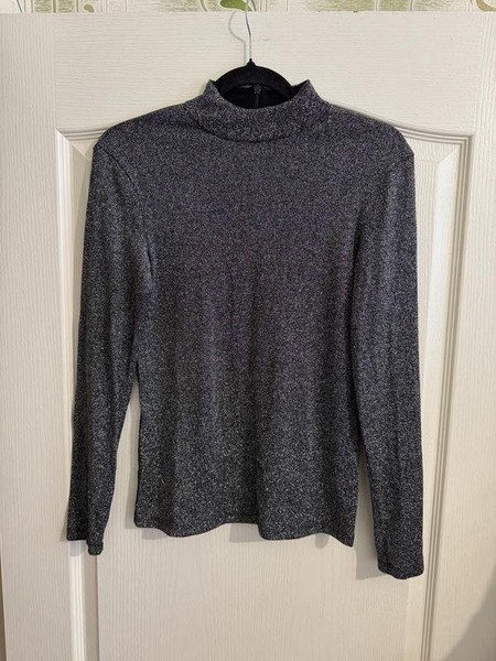 Women Hallhuber Top Grey Viscose 38 / M / 46