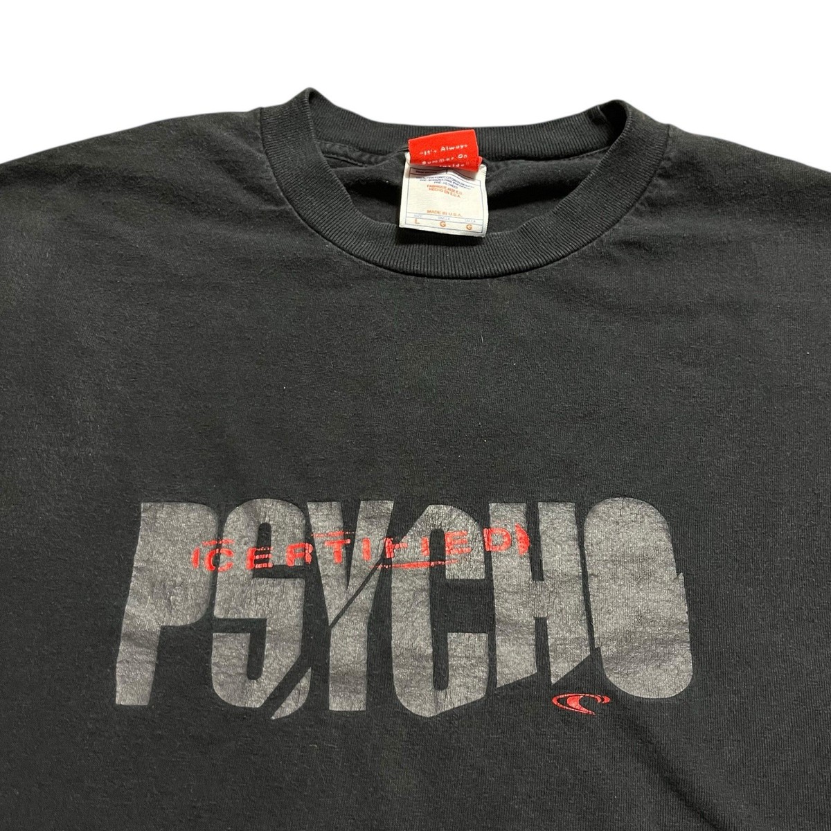 O'Neil Certified Psycho Long Sleeve Shirt Y2K Skater Surf Vintage