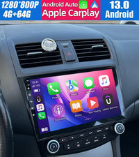 For Honda Accord 2003-2007 Apple Carplay Android 13 Car Stereo Radio Gps Wifi Fm
