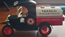 Gearbox Texaco 1912 Ford Oil Tanker Coin Bank Die-Cast Metal 1:24 Scale Toy