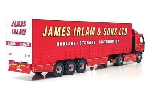 CORGI RENAULT CURTAINSIDE TRUCK JAMES IRLAM & SONS 1/50 75606 MINT COMPLETE - Picture 2 of 4