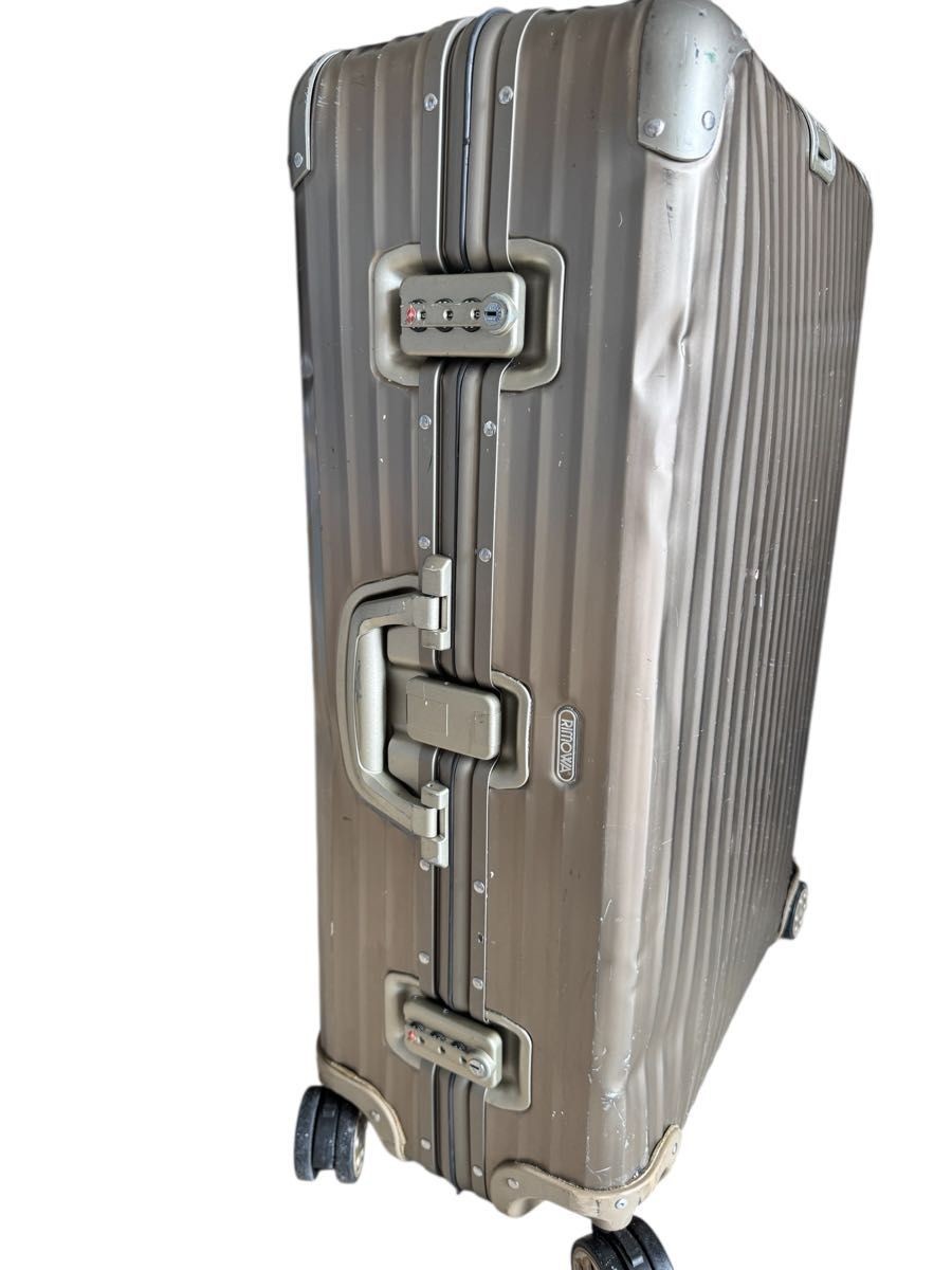 RIMOWA TOPAS チタニウム　Lサイズ 84L Rimowa Topas 84L Titanium Gold 4 wheels Carry Case Suitcase | eBay