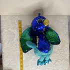 TY Flipables Peacock Teal Plush Glitter Eyes Stuffed Animal 10 Tyson NWT — photo 8