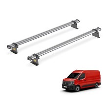 Nissan Interstar Roof Rack for 2022+ [H1/H2 Roof] 2x Roof Bars - Van Guard Trade