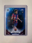 2024 Topps Chrome 64 Lamine Yamal Rookie Blue Shimmer /150!!! FC Barcelona!