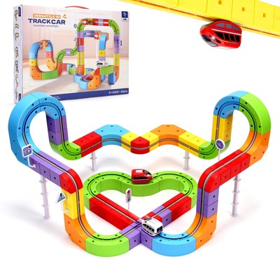 2026 New Infinity Racer 3D Train with 2 Cars, 3D Stem Electric Train Set for ...